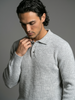 Textured Knit Polo