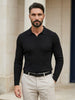 Structured Rib Knit Polo
