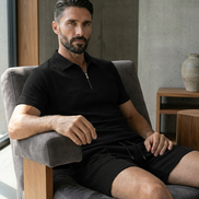 Textured Summer Polo Set