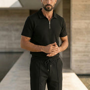 Textured Summer Polo Set