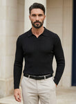 Structured Rib Knit Polo