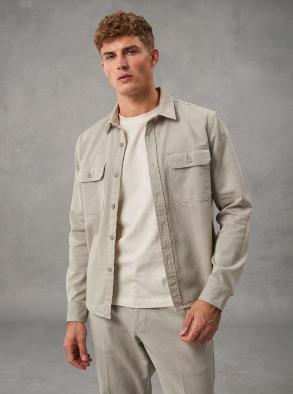 Structured Lyocell Overshirt